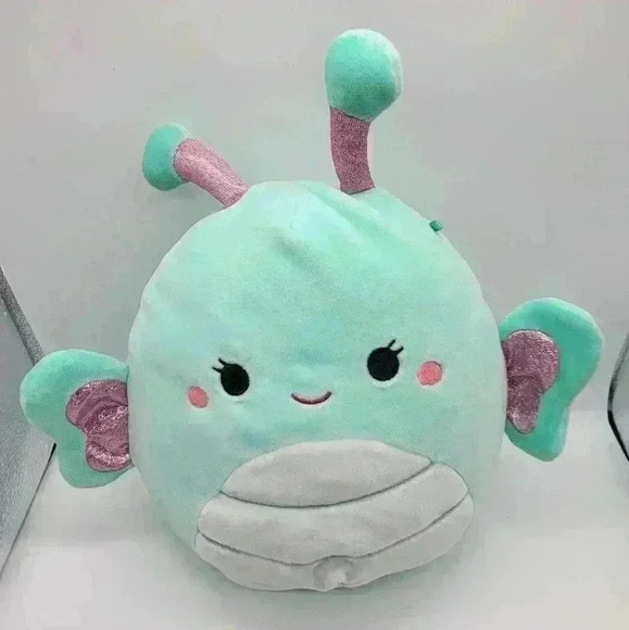 Squishmallows Other - Adorable Squishmallows Reina Aqua Gree Butterfly Pluch 8" Animal Kellytoy